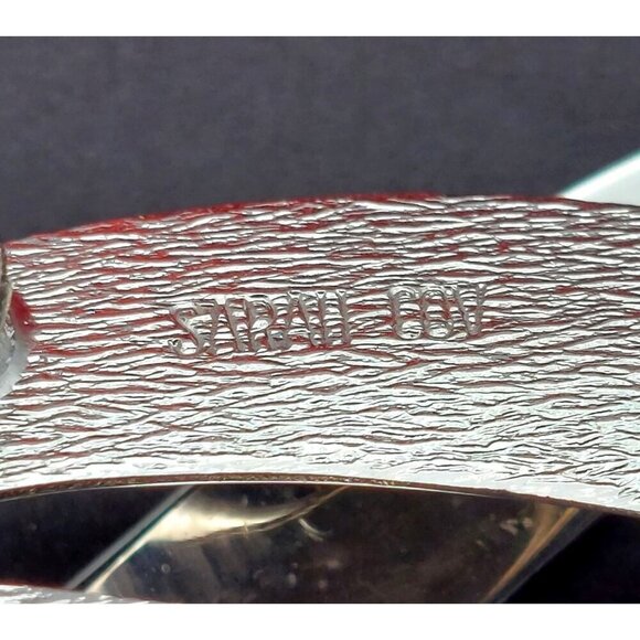 Vintage Sarah Coventry Demi Parure Brooch & Clip Earrings Set Silver Tone - Picture 8 of 9